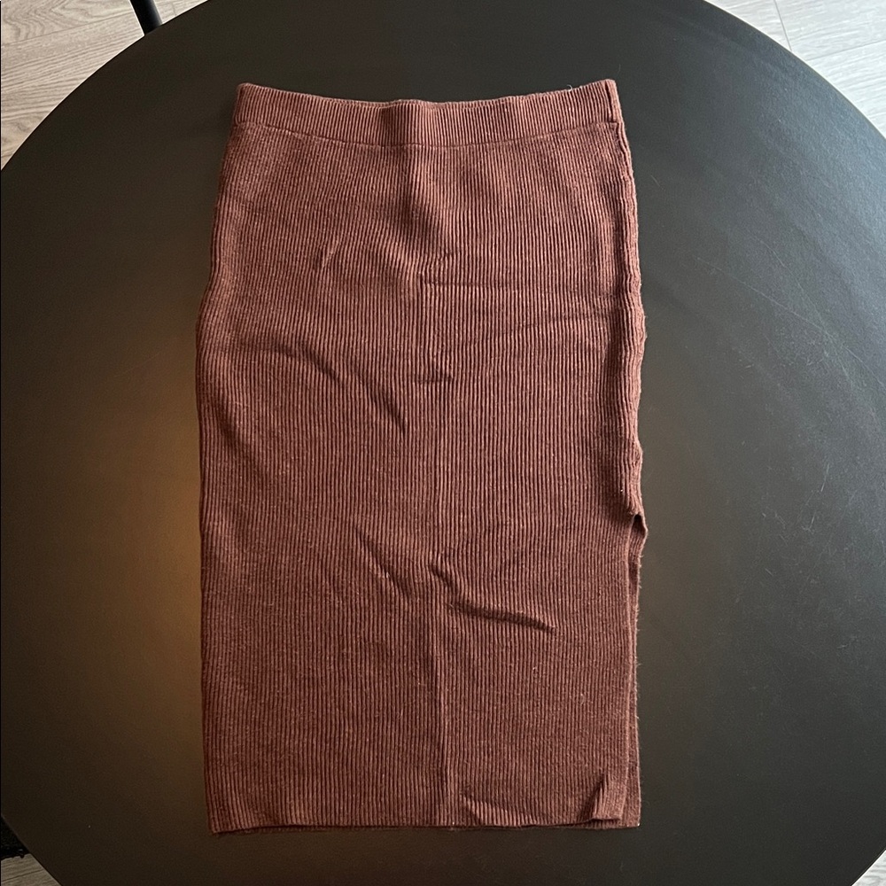 House of Harlow 1960 Brown Midi Skirt